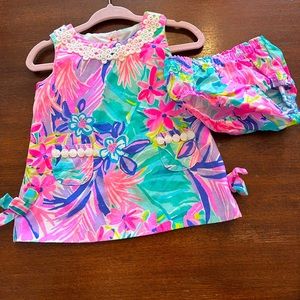 Lilly Pulitzer shift dress with bloomers